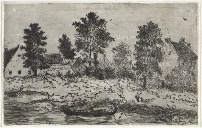 Huizen aan de river