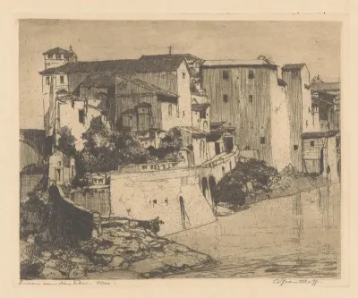 Huizen aan den Tiber