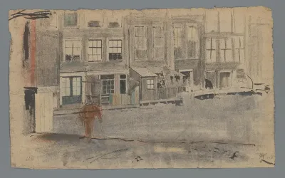 Huizen aan een gracht