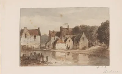Huizen aan een vaart