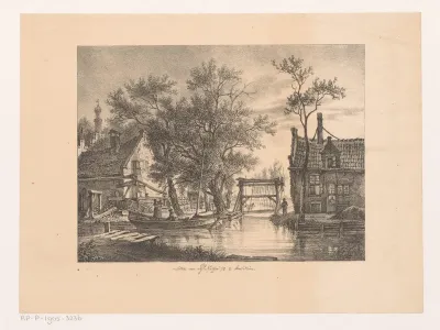 Huizen aan een wetering