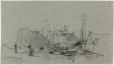 Huizen aan het water
