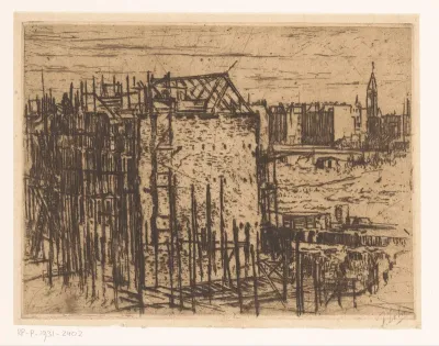 Huizen in aanbouw
