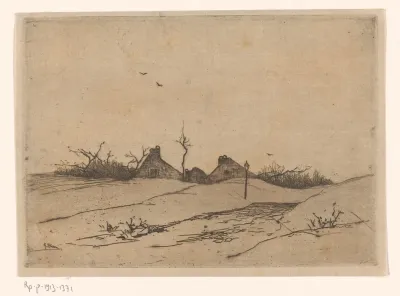 Huizen in de duinen