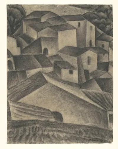 Huizen in een Italiaans dorp
