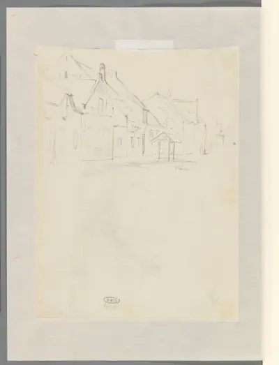Huizen in een straat te Vleuten
