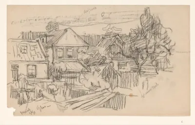 Huizen, met kleurnotities