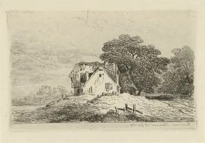 Huizen op een heuvel