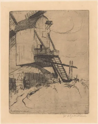 Huizer molen op de Molenberg