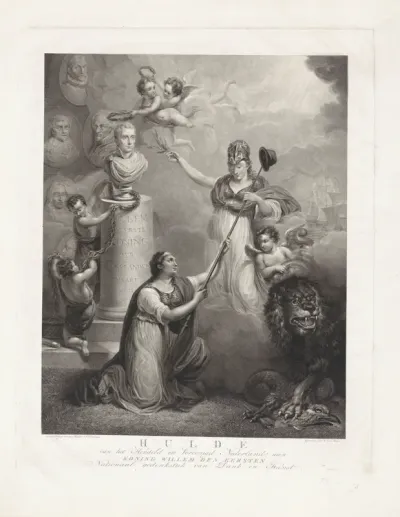 Huldeblijk aan koning Willem I, 1815