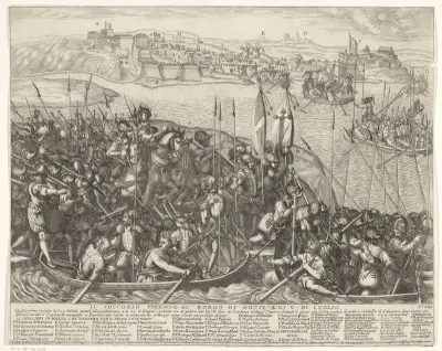 Hulptroepen op weg naar de Borgo op Malta