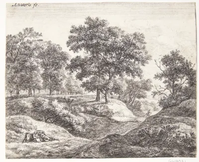 Hulvej med familie, der gør holdt