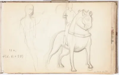 Human Figure and a Figure Riding
