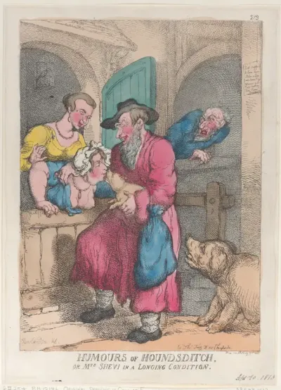 Humors of Houndsditch, or Mrs. Shevi in a Longing Condition