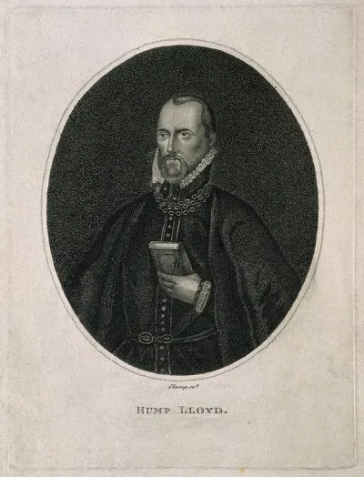 Humphrey Llwyd. Stipple engraving by R. Clamp, 1795
