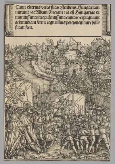 Hungarian Campaign, plate 14 from Historical Scenes from the Life of Emperor Maximilian I from the Triumphal Arch