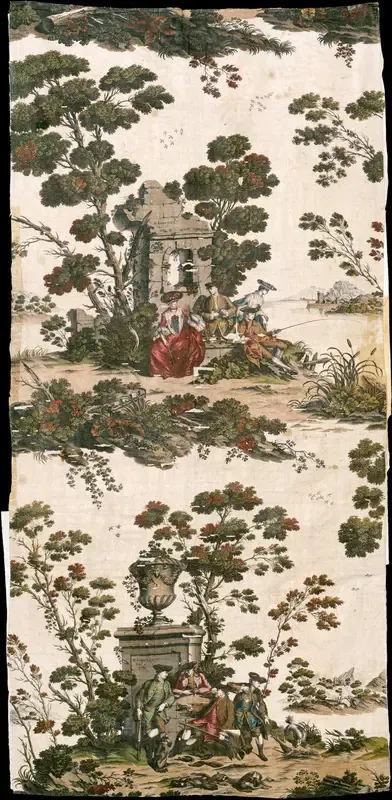 Hunting and fishing scenes