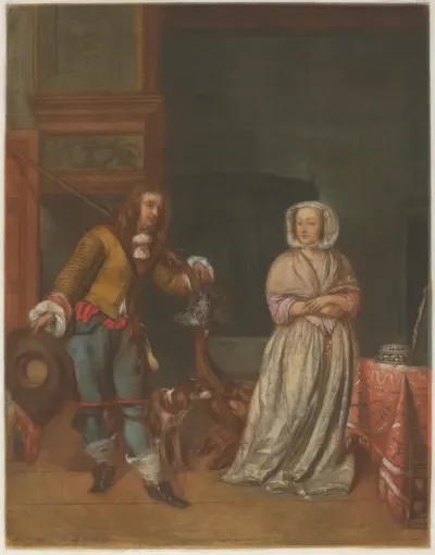Huntsman Visiting a Lady