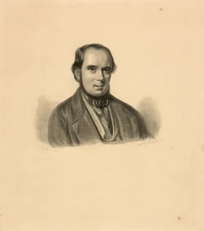 Hüssener, Auguste: Porträt Adolf Anderssen