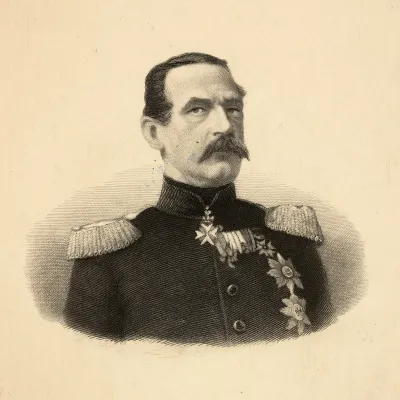 Hüssener, Auguste: Porträt Albrecht Graf von Roon