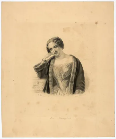 Hüssener, Auguste: Porträt Franziska Schwarzbach