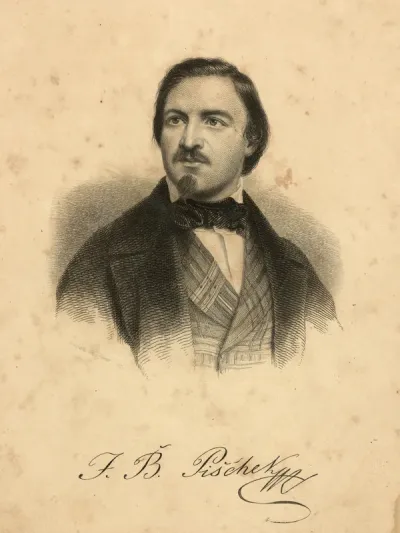 Hüssener, Auguste: Porträt Johann Baptist Pischek
