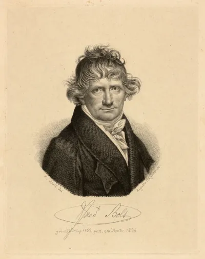 Hüssener, Auguste: Porträt Johann Friedrich Bolt