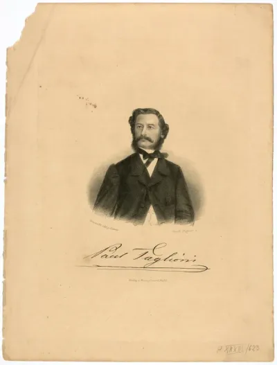 Hüssener, Auguste: Porträt Paul Taglioni