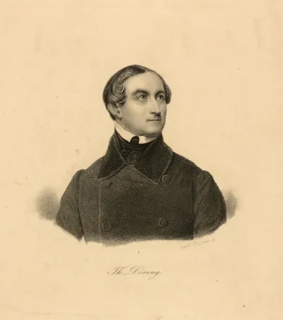Hüssener, Auguste: Porträt Theodor Döring