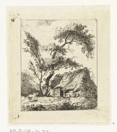 Hut onder een boom
