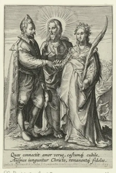 Huwelijk uit geestelijke liefde door Christus gesloten