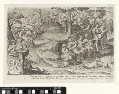 Huwelijk van Isaak en Rebekka (blad 1)