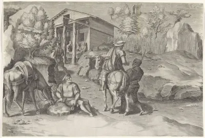 Huwelijk van Isaak en Rebekka (blad 4)