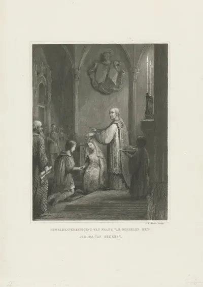 Huwelijk van Jacoba van Beieren en Frank van Borselen