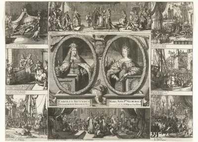 Huwelijk van Karel II van Spanje met Maria Anna van Beieren, 1690