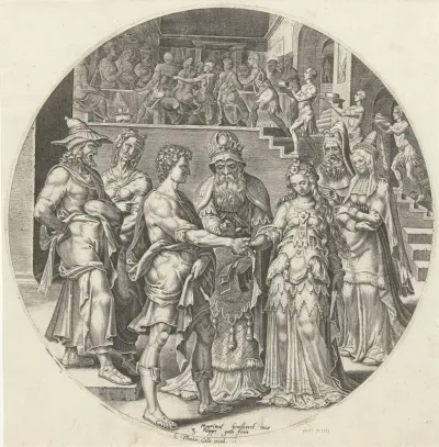 Huwelijk van Simson met de Filistijnse vrouw