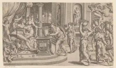 Huwelijk van Vertumnus en Pomona