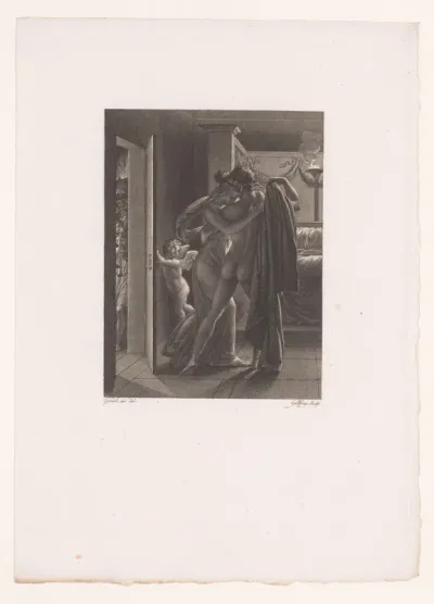 Huwelijksnacht van Daphnis en Chloë
