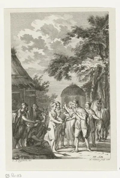 Huwelijksplechtigheid der Bataven