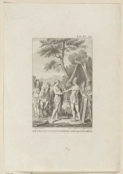 Huwelyks plegtigheden der Batavieren