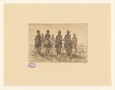 Huzaren in galop