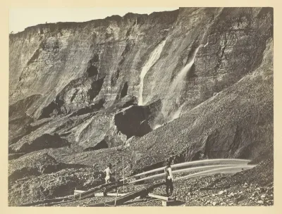 Hydraulic Gold Mining, Near Dutch Flats, California, C. P. R. R.