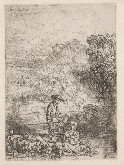 Hyrden og hans familie