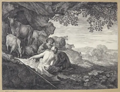 Hyrder og hyrdinder i et arkadisk landskab