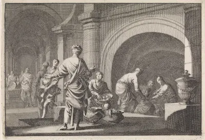 Hyrkanus rooft de kostbaarheden uit het graf van David