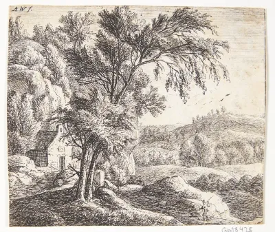 Hytte i et landskab (eremitagen)