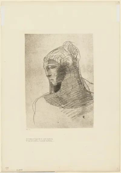 I Adore You as I Adore the Vault of the Night Sky, O Vessel of Sadness, O Tall Silent Woman, plate 2 of 9