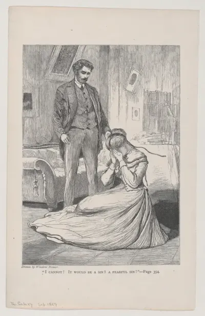 "I Cannot! It Would Be a Sin! A Fearful Sin!" (The Galaxy, An Illustrated Magazine of Entertaining Reading, Vol. VI)