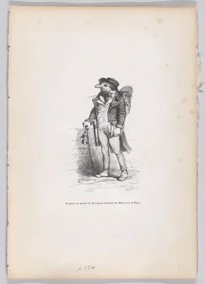 I left as the Attorney-General of Moinraux in Paris, from "Scenes from the Private and Public Life of Animals"