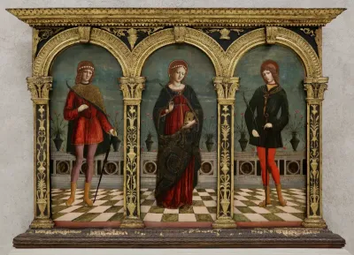 I santi Cecilia, Tiburzio e Valeriano